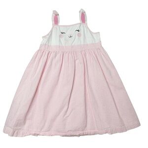 Gymboree Girls Embroidered Bunny Seersucker Jumper